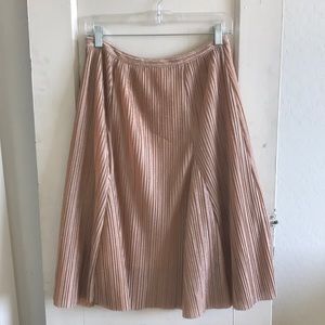 Metallic Skater Skirt